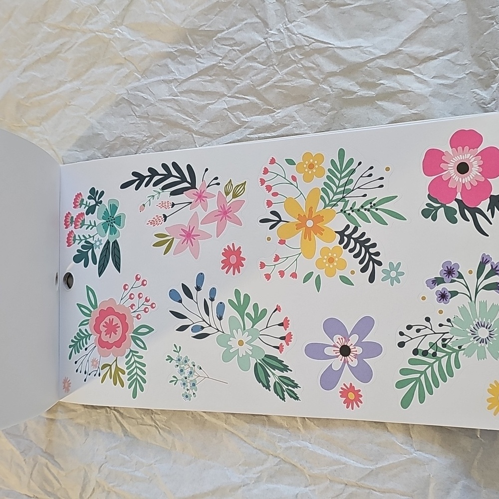 NWT The Happy Planner Floral Sticker Pack - Pink, Coral & Navy Accents 372pcs - Picture 4 of 7